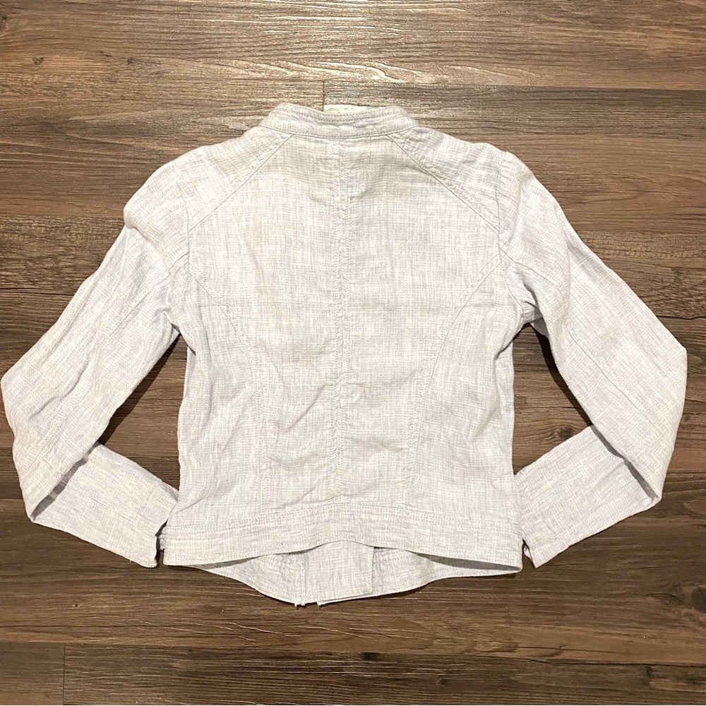 Loft Linen Moto Jacket - Picture 4 of 5